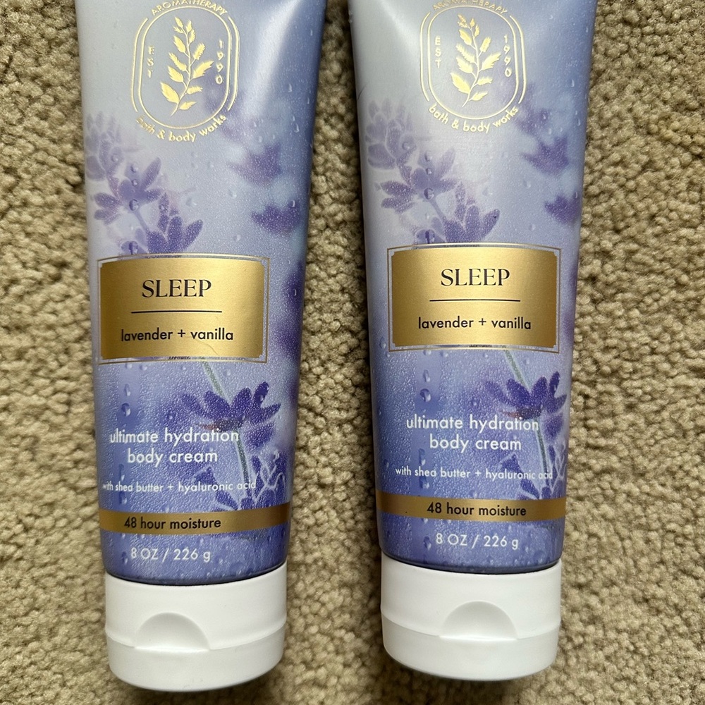 Bath & Body Works Sleep Lavender Vanilla Hydration Cream